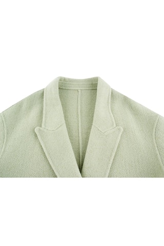 Manteau en laine Vert clair