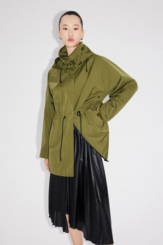 Parka à capuche Kaki