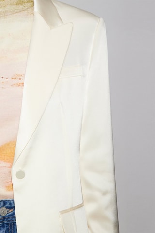 Blazer à capuche - Blanc cassé