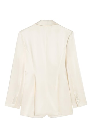Blazer à capuche - Blanc cassé