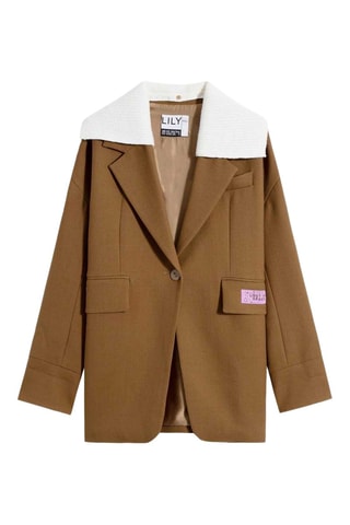 Veste en laine de mouton Bronze