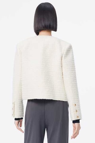 Veste en laine Ecru
