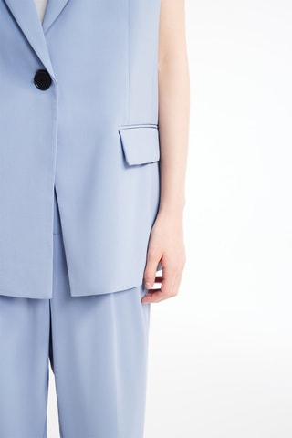 Mouwloos Blazer - Blauw