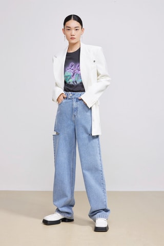 Jasje Relaxed Fit - Wit