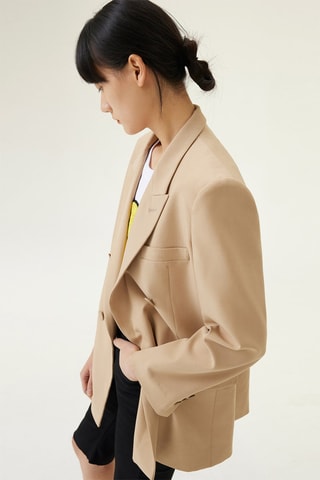 Veste oversize - Camel
