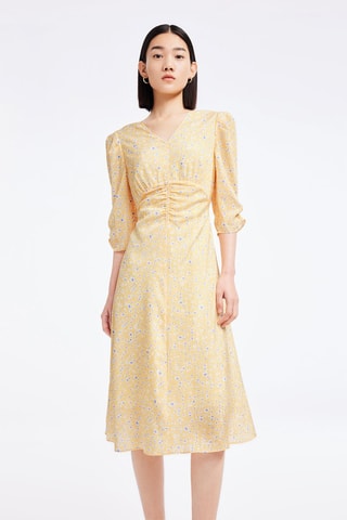 Robe midi - Orange
