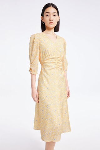 Robe midi - Orange