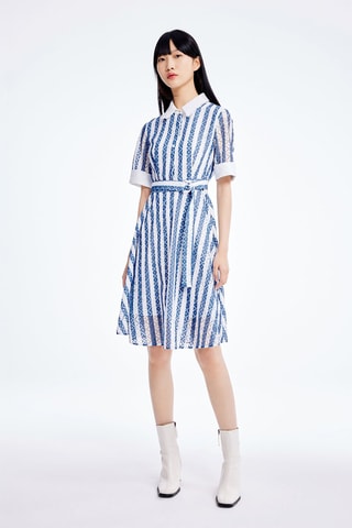 Robe chemise - Ciel