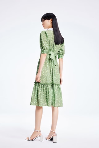 Vestido-camisa - Verde