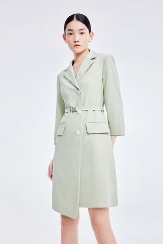 Vestido direito - Verde