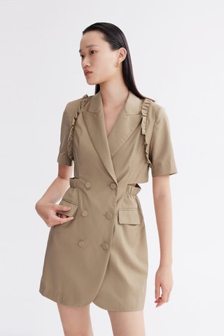 Vestido direito - Toupeira