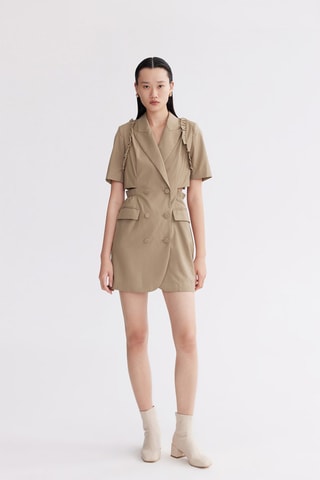 Vestido direito - Toupeira