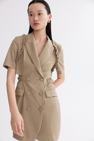 Vestido direito - Toupeira