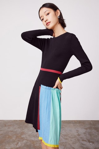 Vestido-camisola Preto
