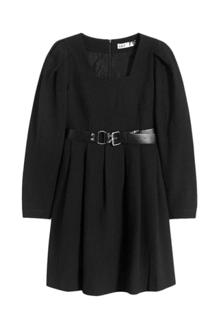 Vestido direito Preto