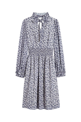 Vestido estilo patinadora - Azul-marinho