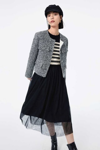 Vestido efeito ilusório Preto