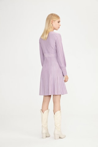 Robe plissée Lilas