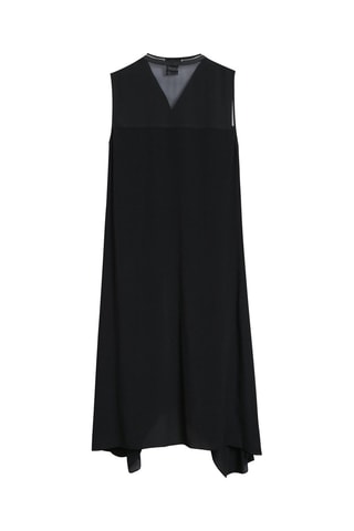 Vestido assimétrico Preto