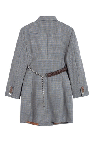 Vestido-camisa - Cinzento