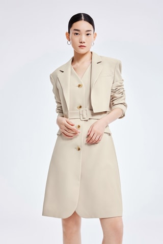 Vestido - Bege