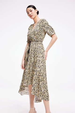 Vestido assimétrico - Preto