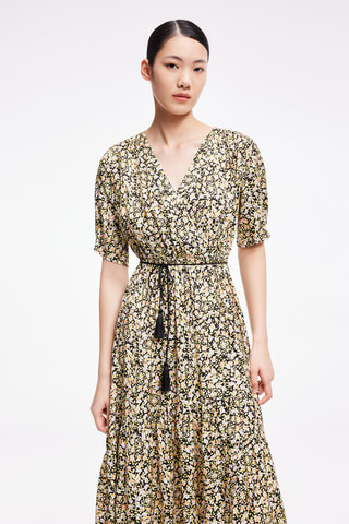 Vestido assimétrico - Preto