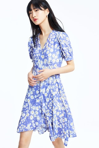 Robe portefeuille - Bleu clair