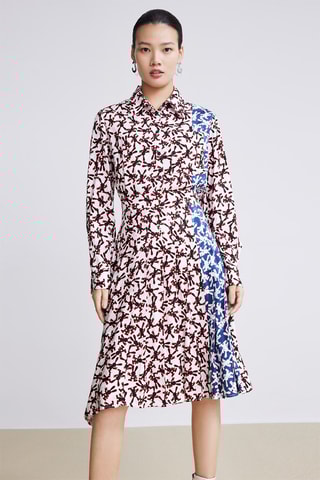 Robe chemise - Bleu marine