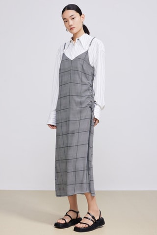 Robe midi - Gris