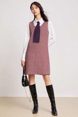 Robe droite - Rouge