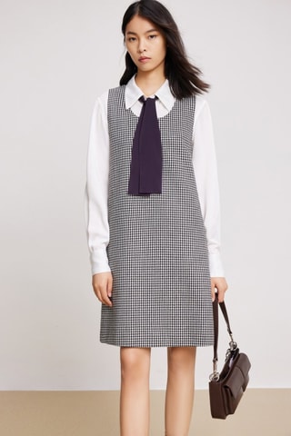Vestido direito - Preto
