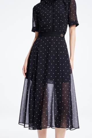 Vestido midi - Preto