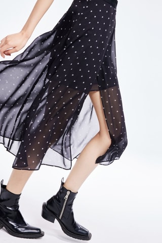 Vestido midi - Preto