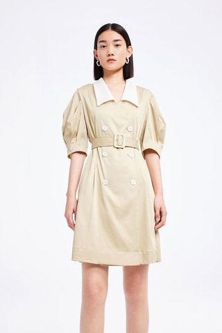 Robe patineuse - Beige