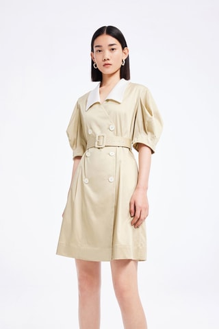 Robe patineuse - Beige