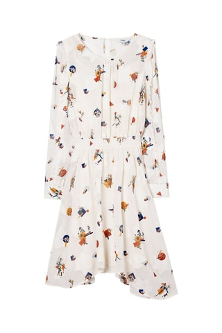Robe patineuse Blanc