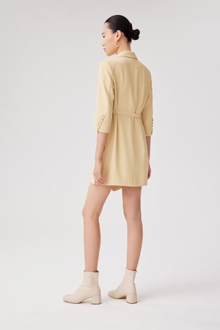 Vestido direito - Amarelo