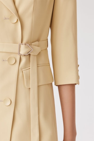 Vestido direito - Amarelo