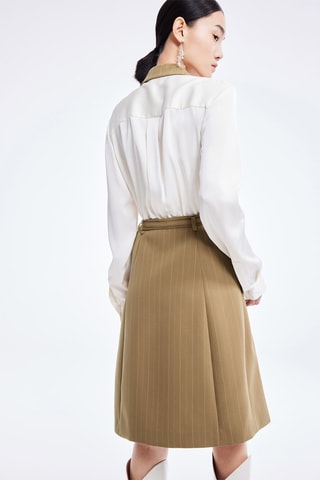 Vestido efeito ilusório - Branco