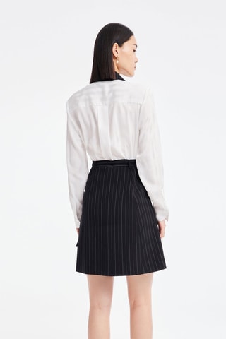 Vestido efeito ilusório - Preto