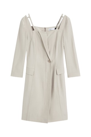 Robe droite - Gris