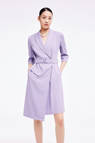 Robe portefeuille - Violet