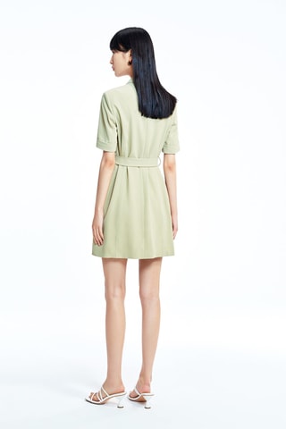 Robe portefeuille - Vert