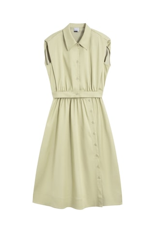Chemisier et jupe midi - Beige
