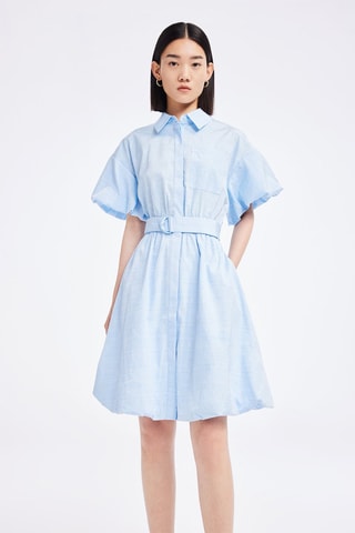 Robe chemise - Ciel