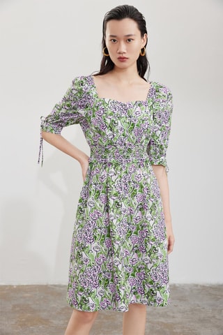 Robe patineuse - Vert