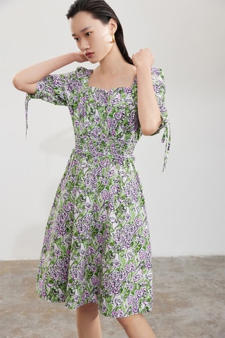 Robe patineuse - Vert