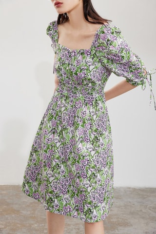 Robe patineuse - Vert