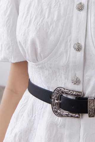 Robe droite - Blanc